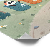 Serene Landscape with Humorous Twist Poster (Ecke)