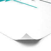 Serene Landschaft Ruhe Stille Naturgebirge Poster (Ecke)