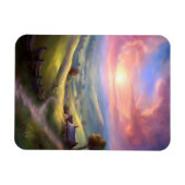 Serene Landschaft Sunrise Friedliche Landschaft Magnet (Horizontal)