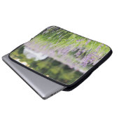 Serene Lavender Field Laptopschutzhülle (Vorne Knopf)