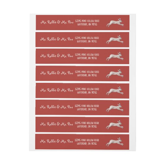 Serene Leaping Rabbit - Rot (Bogen)