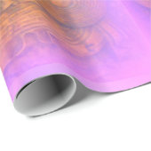 serene lila Aura sitzender Buddha Packpapier (Rolleneckpunkt)