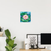 Serene Lotus Blossom Poster (Heimbüro)
