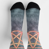 Serene Magick: Rose Quartz Pentagram Socken (Oben)