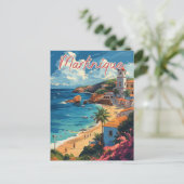 Serene Martinique Beachscape Postkarte (Stehend Vorderseite)