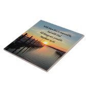 SERENE MATTHEW 19:26 SONNENSET FOTO DESIGN FLIESE (Seite)