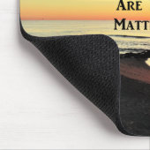 SERENE MATTHEW 19:26 SUNRISE SCRIPTURE MOUSEPAD (Ecke)