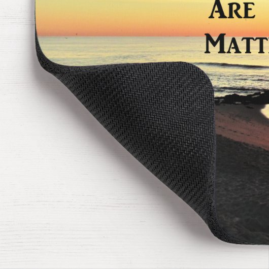 SERENE MATTHEW 19:26 SUNRISE SCRIPTURE MOUSEPAD (Ecke)