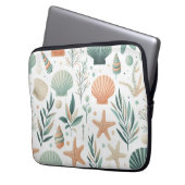 Serene Meereswelt Laptopschutzhülle (Vorderseite Links)