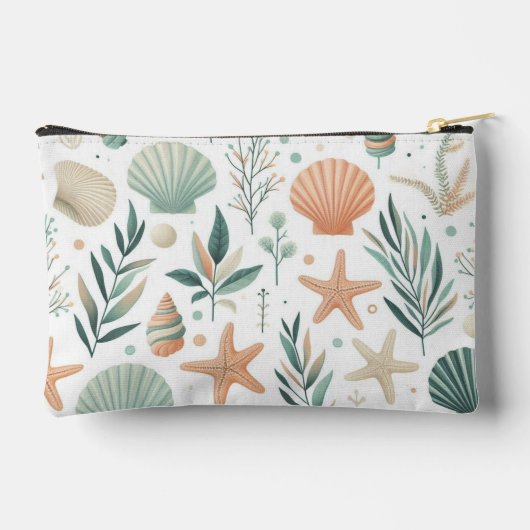 Serene Meereswelt Zubehörtasche (Rückseite)