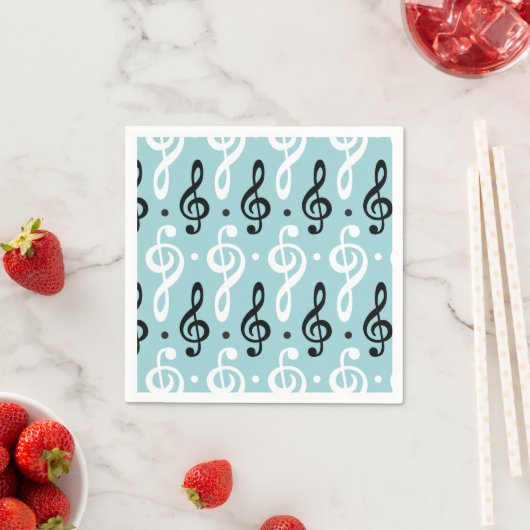 Serene Melodies Treble Clef Serviette (Beispiel)