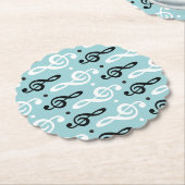 Serene Melodies Treble Clef Untersetzer (angewinkelt)