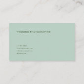 Serene Misty Lake Pale Pink Rose Zen Mountain Visitenkarte (Rückseite)