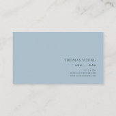 Serene Misty Lake Rose Vine Elegant Gold Frame Visitenkarte (Rückseite)