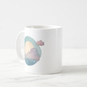 Serene Moonlit Dreamscape Kaffeetasse (Vorderseite Links)