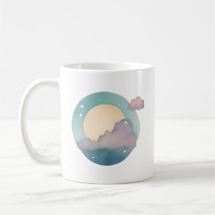 Serene Moonlit Dreamscape Kaffeetasse