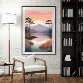 Serene Morning Glow Poster