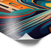 Serene Moschee unter dem Sonnenuntergang: KulturPr Fotodruck (Ecke)