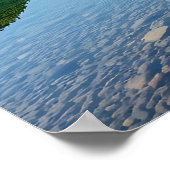 Serene Mountain Lake Reflection Poster (Ecke)