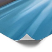 Serene Mountain Landschaft mit Cascading Stream Poster (Ecke)