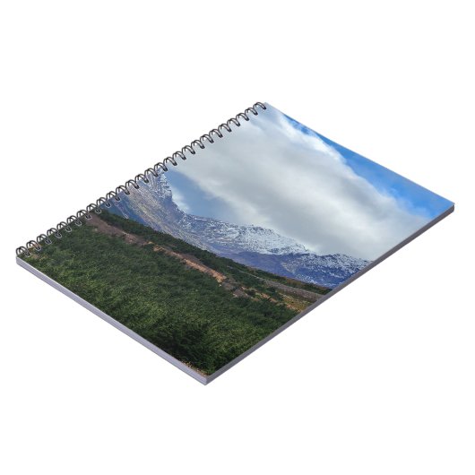 Serene Mountain Peaks Notebook Notizblock (Linke Seite)