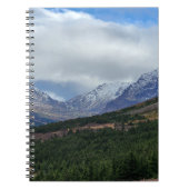 Serene Mountain Peaks Notebook Notizblock (Vorderseite)