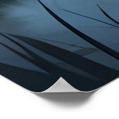 Serene Mountain River Poster (Ecke)