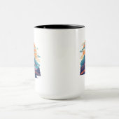 Serene Mountain Scene Combo Tasse - 15 oz (Zentrum)