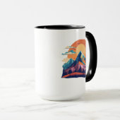 Serene Mountain Scene Combo Tasse - 15 oz (VorderseiteRechts)