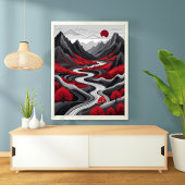 Serene Mountain Serenity Poster