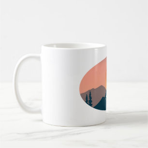 Serene Mountain Sunset Kaffeetasse