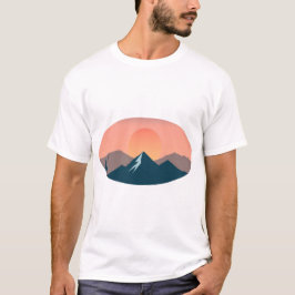 Serene Mountain Sunset T-Shirt