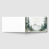Serene Mountain Wedding Gästebuch (Voll)