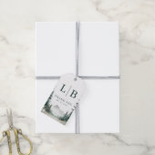 Serene Mountain Wedding Geschenkanhänger (Mit Garn)