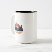 Serene Mountain Zwei-Tone Tasse - 15 oz (Vorderseite Links)