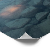 Serene Nature Landscape Fotografy Poster (Ecke)