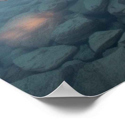 Serene Nature Landscape Fotografy Poster (Ecke)