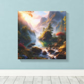 Serene nature - leinwanddruck (Insitu (Holzboden))