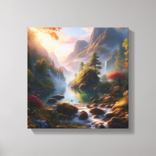 Serene nature - leinwanddruck