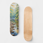 Serene Nature Scene Skateboard (Vorderseite)