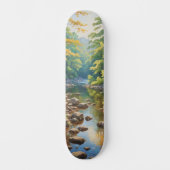 Serene Nature Scene Skateboard (Vorderseite)