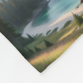 Serene Nature to Futuristic Desert Oasis Fleecedecke (Ecke)