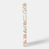 Serene Neutral Florals Mit Monogramm Case-Mate iPhone Hülle (Rückseite / Links)