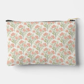 Serene Neutral Florals Mit Monogramm Zubehörtasche (Rückseite)