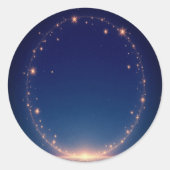 Serene Night Sky Sticker (Vorderseite)