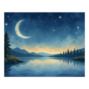 Serene Nightscape Poster
