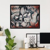 Serene Oasis: Trockener Cooler Garten von Paul Kle Poster (Heimbüro)