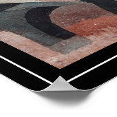 Serene Oasis: Trockener Cooler Garten von Paul Kle Poster (Ecke)