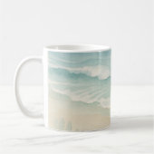Serene Ocean Artwork Kaffeetasse (Links)