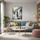 Serene Ocean Escape - Küstenart Poster